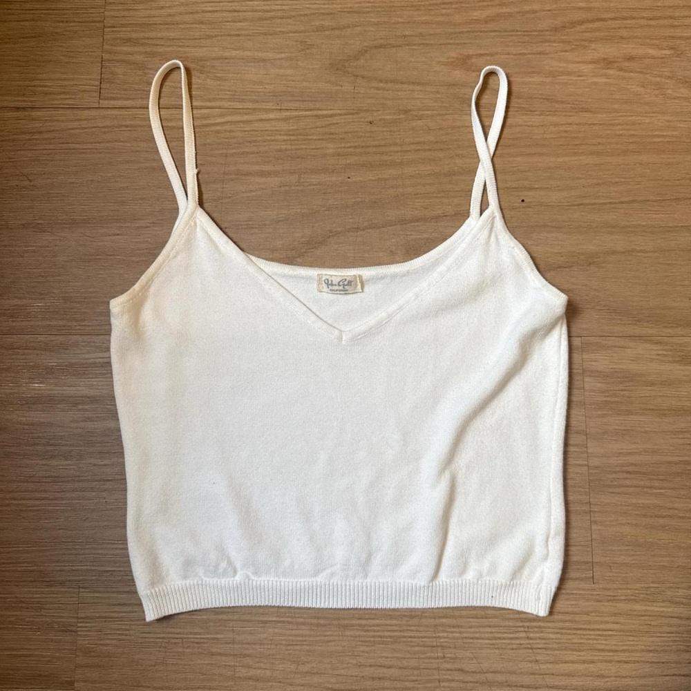 White Brandy Spaghetti Strap Top